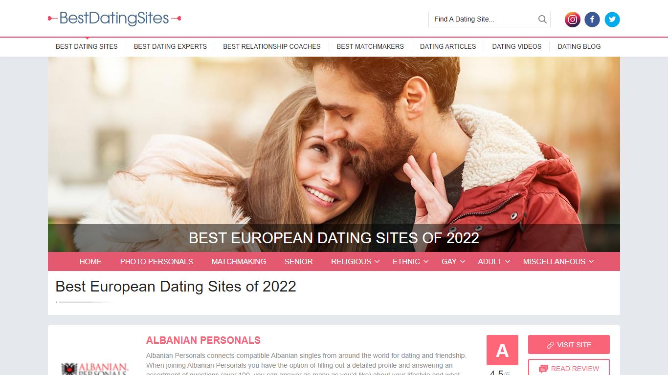 Best European Dating Sites of 2022 - Albanian Personals