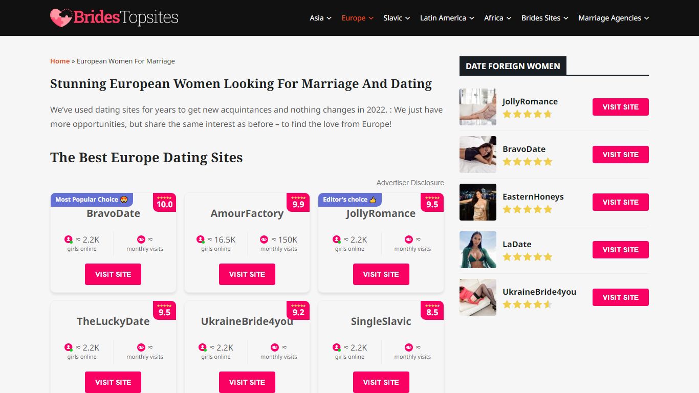Plenty Of Women From Europe Are Looking For Marriage Here!